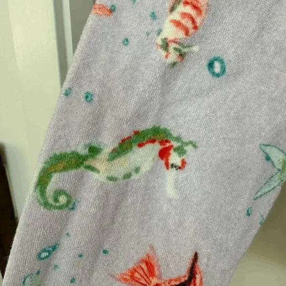 Hill House Allie Zip Hoodie XS Sea Creatures Pastel Coastal Print NWT - Picture 7 of 12